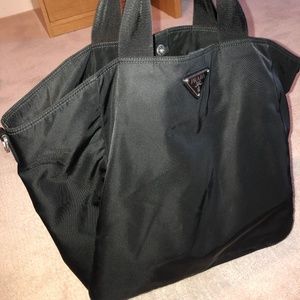 Prada Black Nylon Shoulder Bag